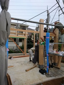 稲荷神社上棟