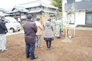 「駒形の平屋」地鎮祭