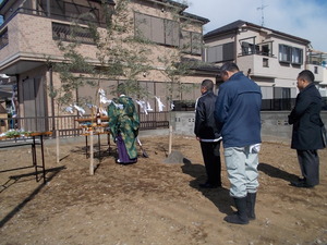 在家のいえ地鎮祭