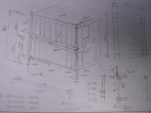 ベビーベッド製作【パーツ編】